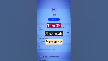 How to Turn ON Sleep mode on Samsung Mobile? #shortsfeed #trending #sleepmode
