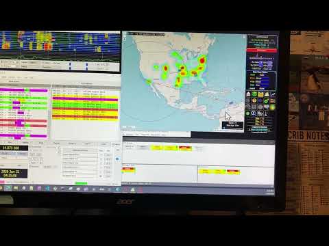 Aruba 20m FT8 QSO fr. Calif.