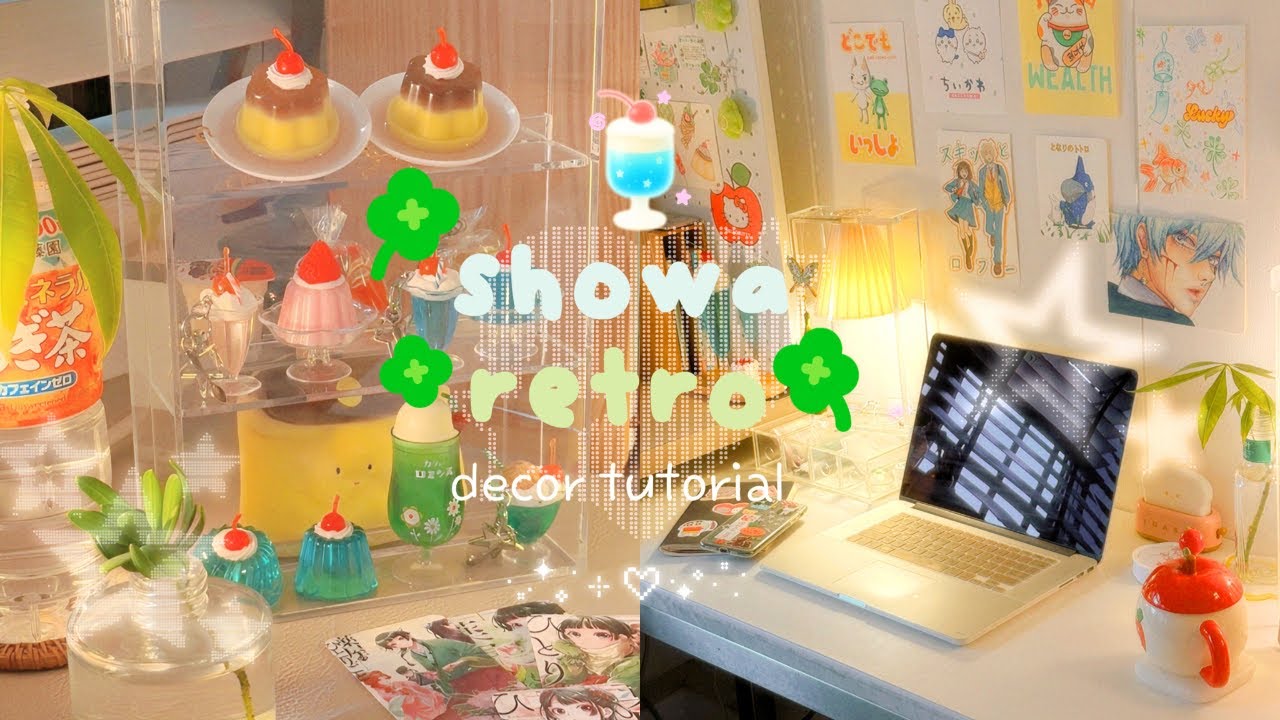 Japanese nostalgia room decor ☘️ showa & heisei retro + juminocore
