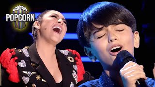 12 Year Old Boy Sings HUGE Love Ballad!