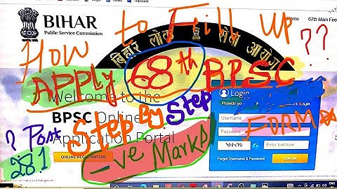 68th BPSC 2022 Form Fill Up | 68th BPSC Online Form Kaise Bhare | How To Apply 68th BPSC Online Form