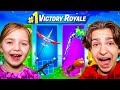 The *RANDOM* PICKAXE Challenge with My 7 Year Old Sister!!