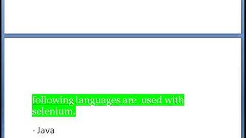 Selenium History 001