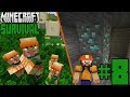 Minecraft : SURVIVAL | HEM KÖYLÜLERİ HEM ELMASLARI BULDUK | #8