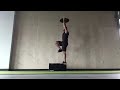Overhead Plate Lunge to Step Up
