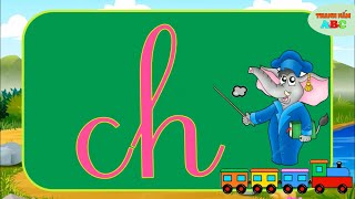 Bé học bảng chữ ghép vần tiếng việt lớp 1 | Phụ âm ghép ch, gh, ph, th, nh, ng, tr, qu, ngh, kh, gi