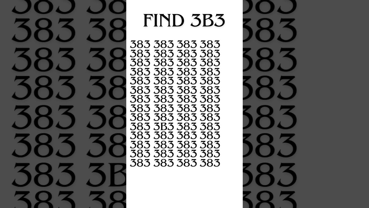 Find 3B3 