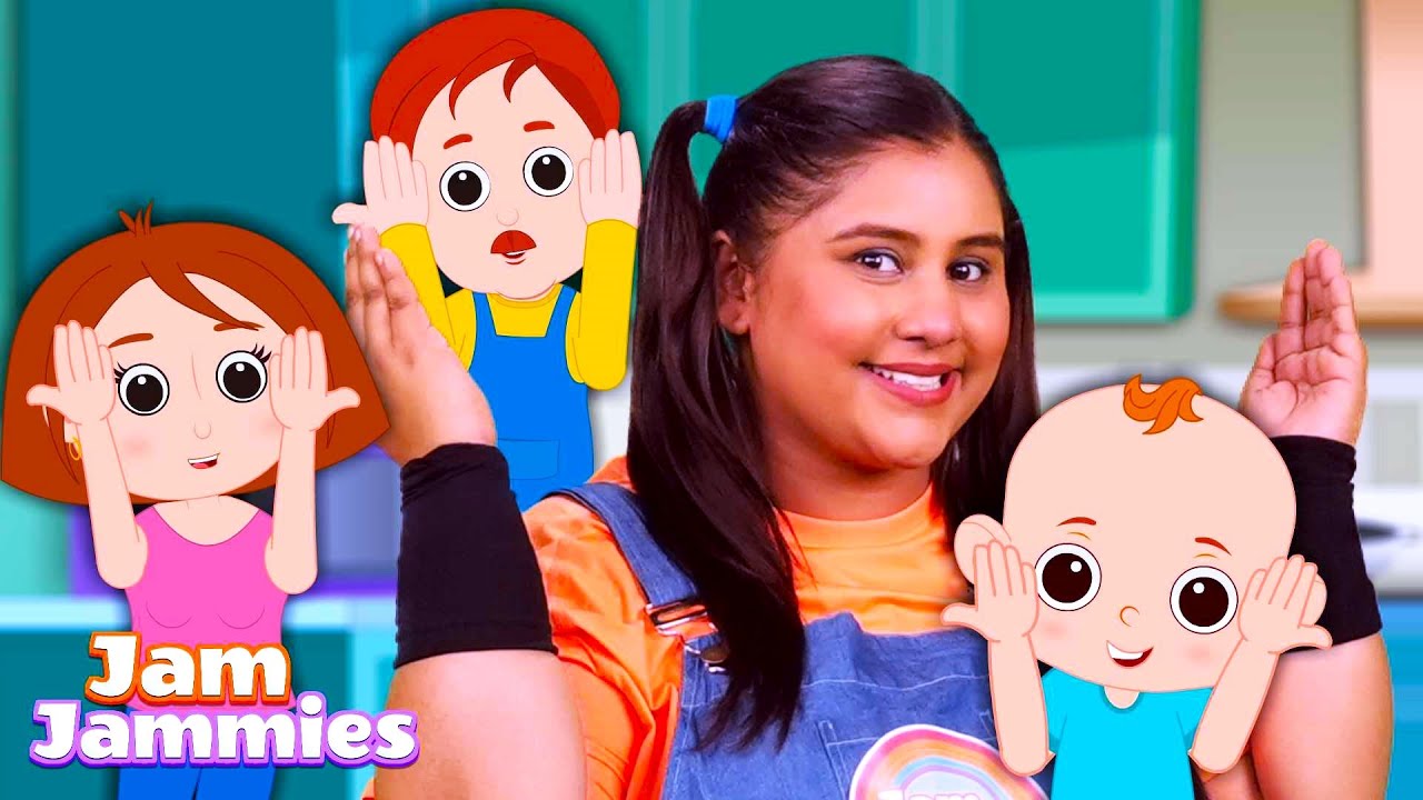 Peek A Boo Song And More | Nursery Rhymes & Kids Songs | JamJammies ...