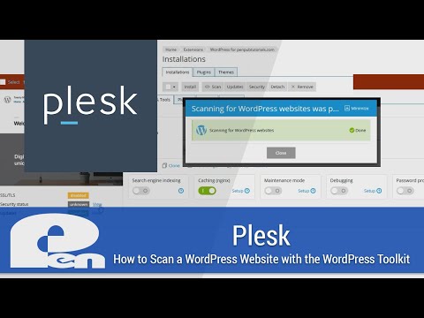 How to Scan for a WordPress Website with the WordPress Toolkit - Plesk