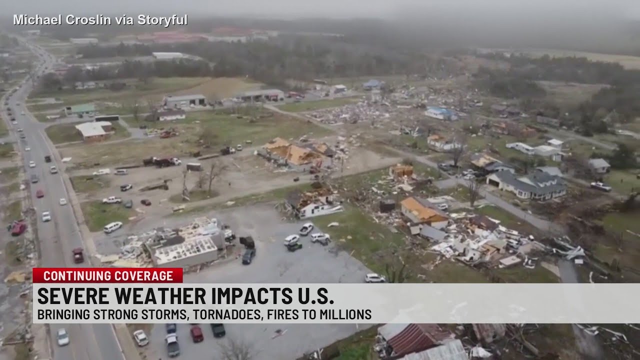 Severe weather devastates parts of the US, killing at least 40 - YouTube