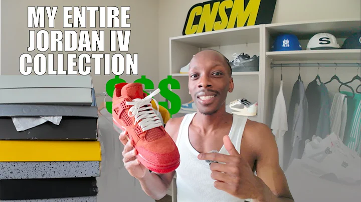 my entire jordan 4 collection worth $10,000