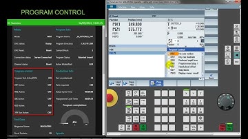 #Link-IO Connect CNC Machine | Siemens 840D sl | Dashboard | CNC Mode | Program Control