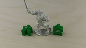 Pinhead the Barbarian - Board Game Pieces from The Game Crafter