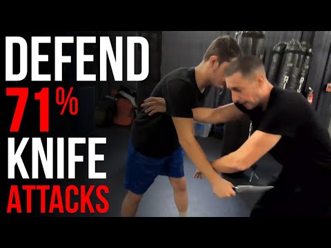 How to Defend 71% Knife Attacks - Knife Stab Defense