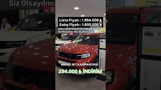 OPEL FRONTERA ELEKTRİK 44kWh GS #opel #frontera #opelfrontera #reels #automobile #kampanya #keşfet