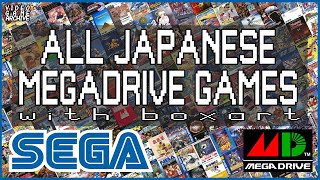 Japanese SEGA Mega Drive Game Collection Complete | V G A - Video Game Archive