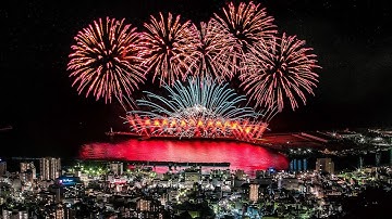 [ 4K UHD ] 熱海海上花火大会 2017.12.17 ハイライト - Atami Fireworks Festival 2017.12.17 Highlights -