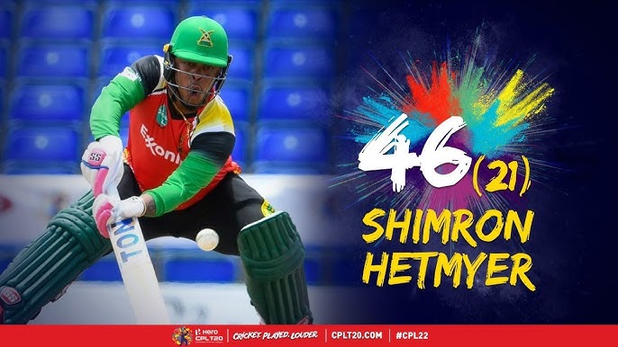 CPL 2022 - Shimron Hetmyer named Guyana  Warriors captain