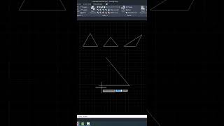 How to draw Isosceles Triangle....#shorts