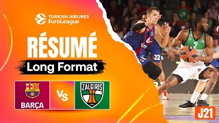 Grosse remontada ? - FC Barcelone vs Zalgiris Kaunas - Résumé - Euroleague J21