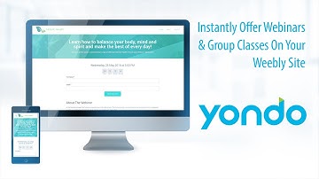 Yondo Webinar App For The Weebly App Center