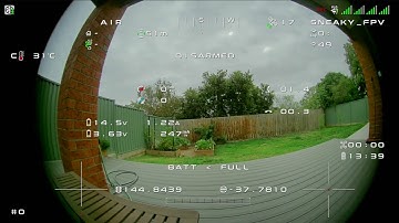 HDZero 1080p OSD Test Betaflight 4.4