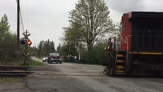 CN train going backwards
