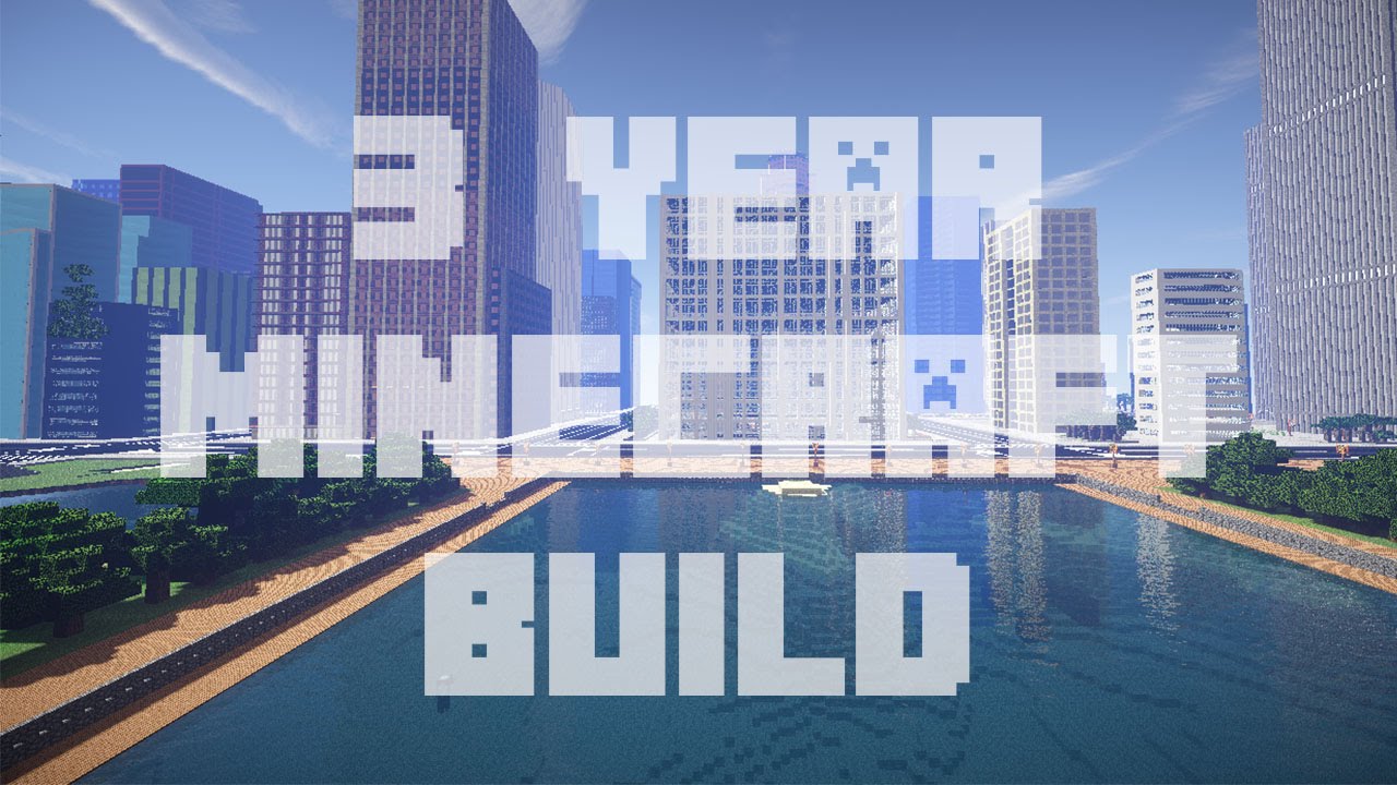3 YEARS BUILDING A BIG MINECRAFT CITY - YouTube