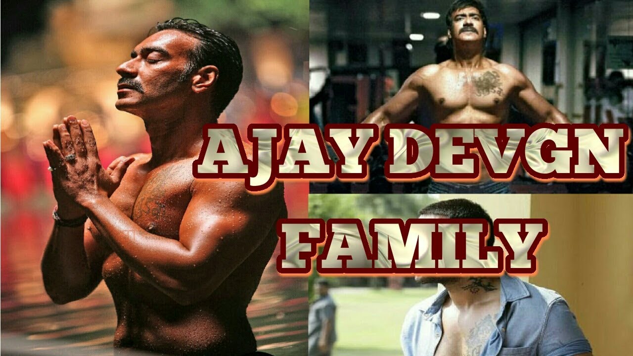 CHAKE OUT SINGHAM ACTOR AJAY DEVGN REAL LIFE FAMILY PHOTOS BY Top SillyBolly