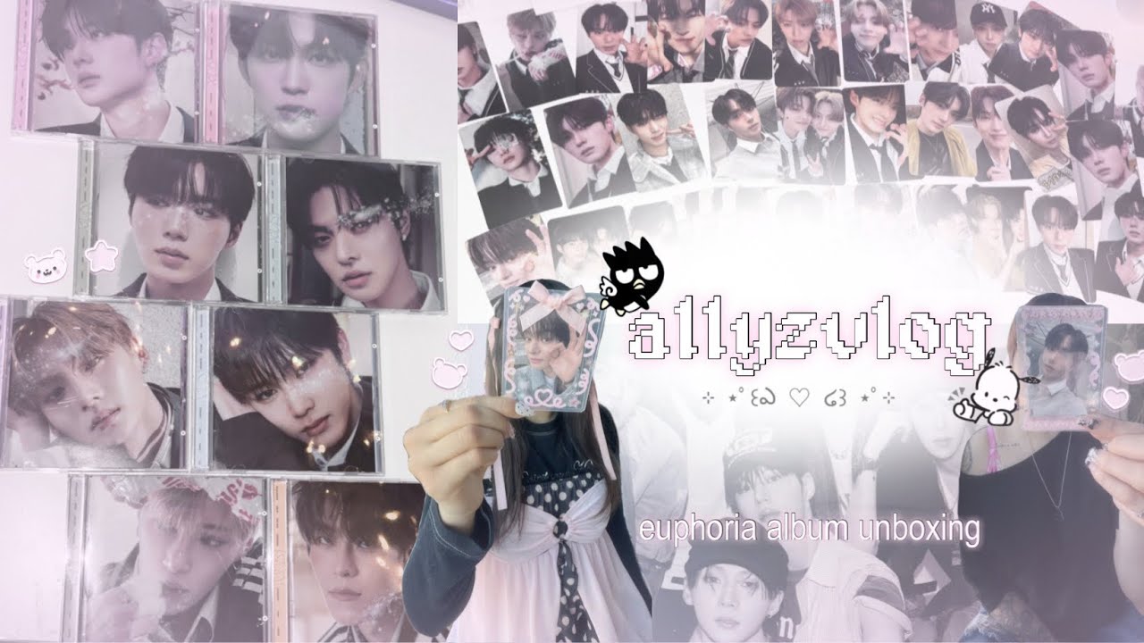 ⌗ allyzfilez ᯓ ep 01 : unboxing ALL euphoria albums ♡ 