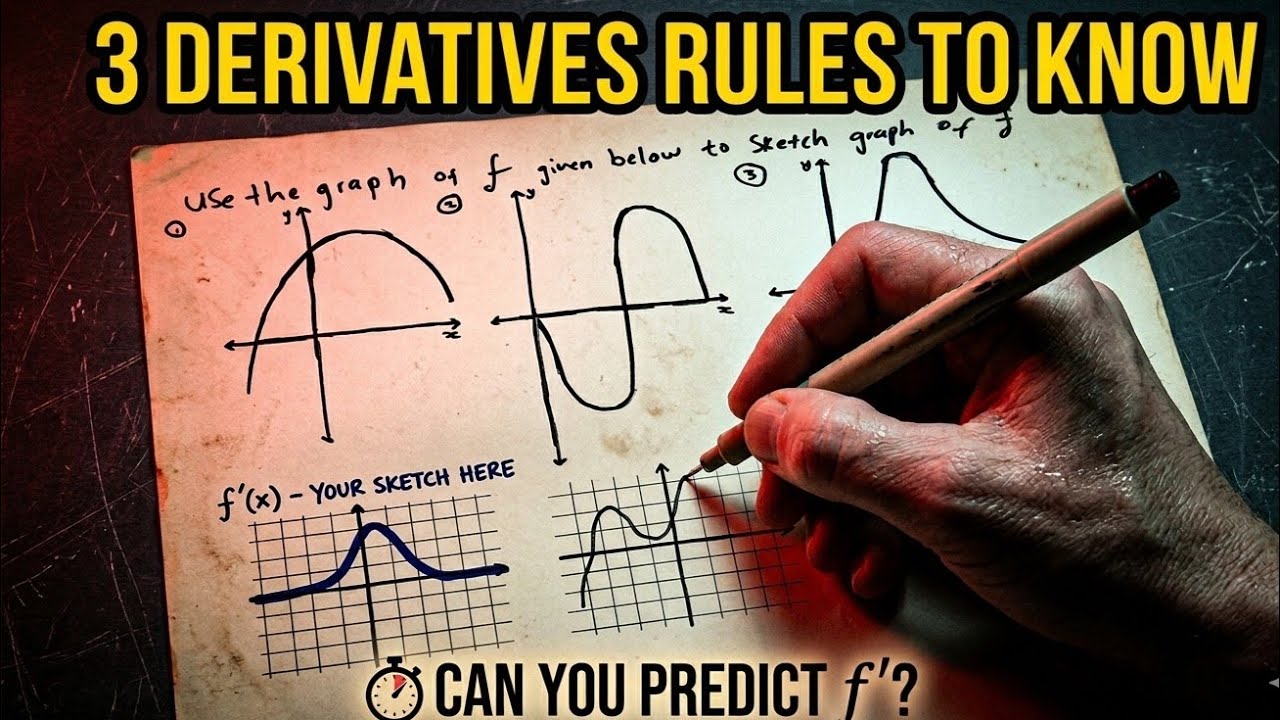 Derivative Graphs Don't Have to Be Confusing | Here's Why - YouTube