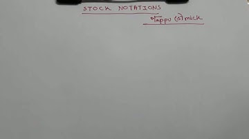 Redox,Stock notation,Part:04,Mr.Pappu Bhowmick