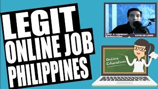 Legit online jobs from home philippines