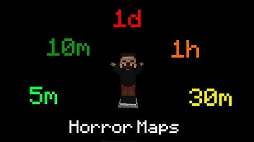 Making Minecraft Horror Maps With LIMITED TIME