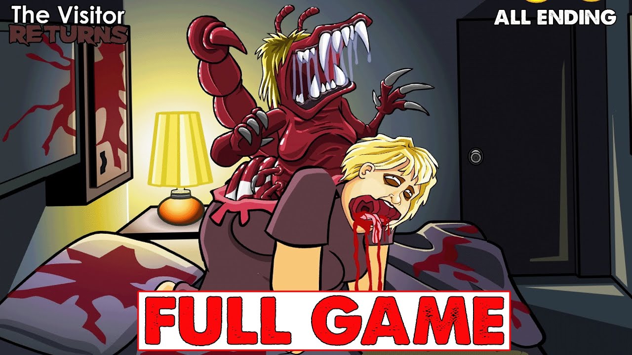 The Visitor Returns All Endings (Flash Game) - Full Game Walkthrough - No Commentary