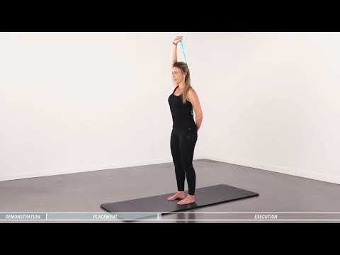 TRICEPS EXTENSION EXERCISE with fitness band