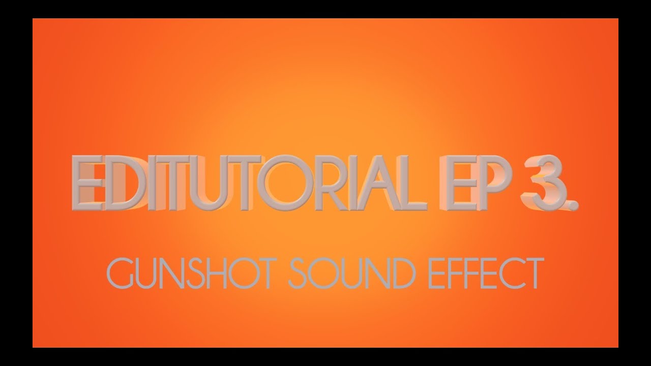 Explosion Gunshot Sound Effect Tutorial MAC YouTube