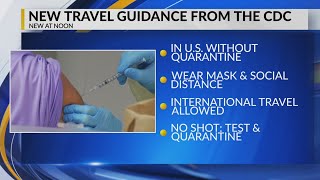 New travel guidance from the CDC