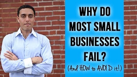 Why Most Small Businesses Fail...and HOW to AVOID it!