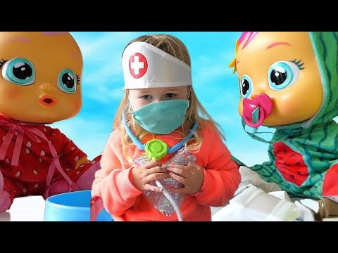 La Poupée CRY BABY & le Doc MELISSA - Funny Stories & Histoire drôle pour enfant