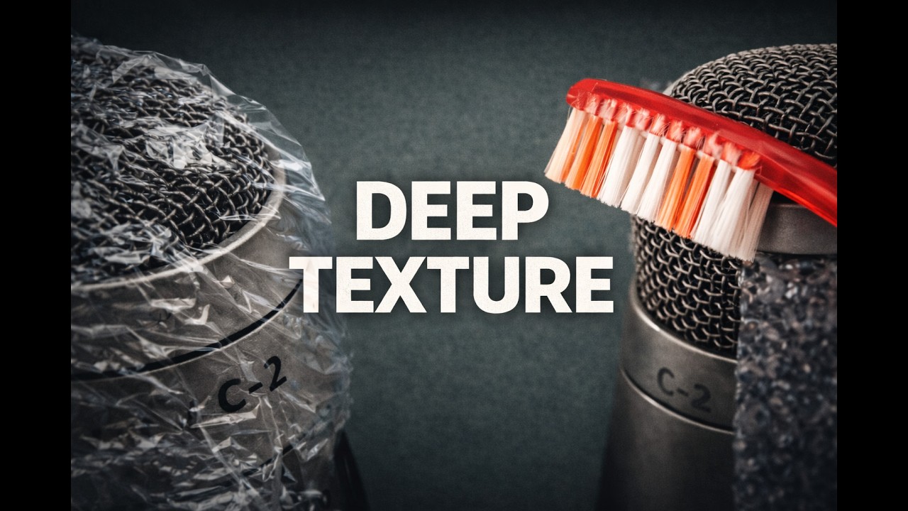 Microphone ASMR for Sleep | Deep Mic Rubbing & Scratch Texture (No Talking)