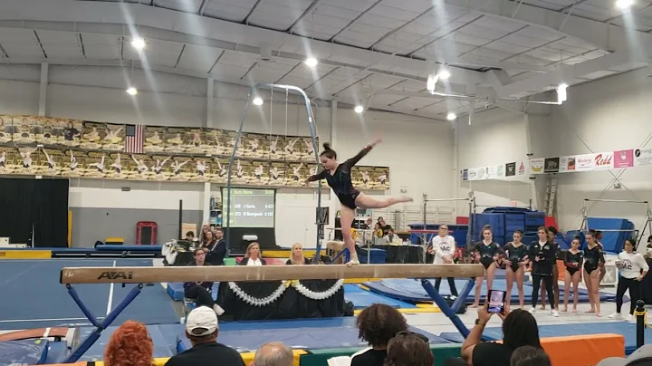 Madeline Fernandez Beam Jump in Gym Fest 2022