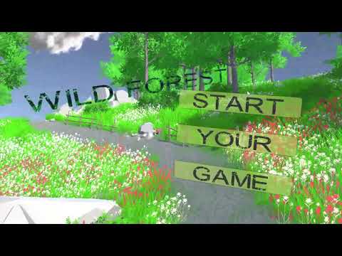 Unity 3D menu | Wild Forest 