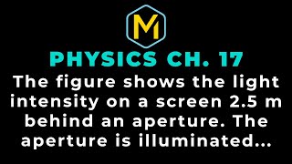 17.63 Mastering Physics Solution-"The figure shows the light intensity on a screen 2.5 m behind an a Profile