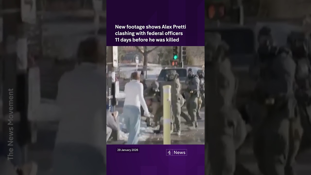 New video of Pretti before he was killed