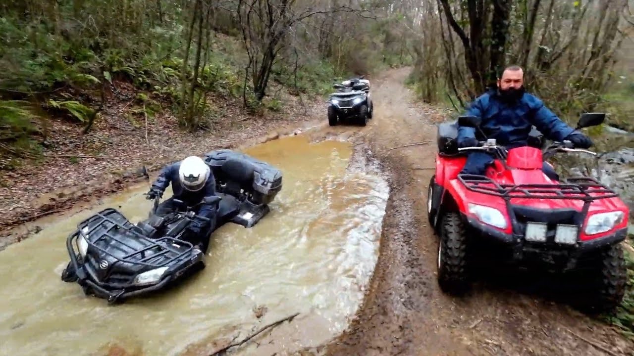 Cf625-Cf450-Yuki Track 250-Yan Yattık Çamura Battık (!!!Yavaş Lan!!!)