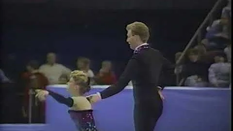 Calla Urbanski and Mark Naylor - 1990 U.S. Champio...