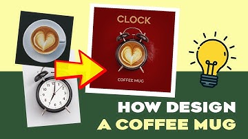 Photoshop Tutorial: Create a Coffee Mug with a Clock Design - Step by Step