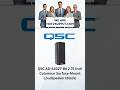 QSC AD-S402T-BK 2.75 Inch Columnar Surface-Mount Loudspeaker (Black)