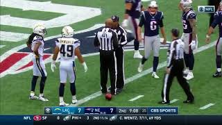 Travis Benjamin Runs For A Safety With The Worst Punt Ever